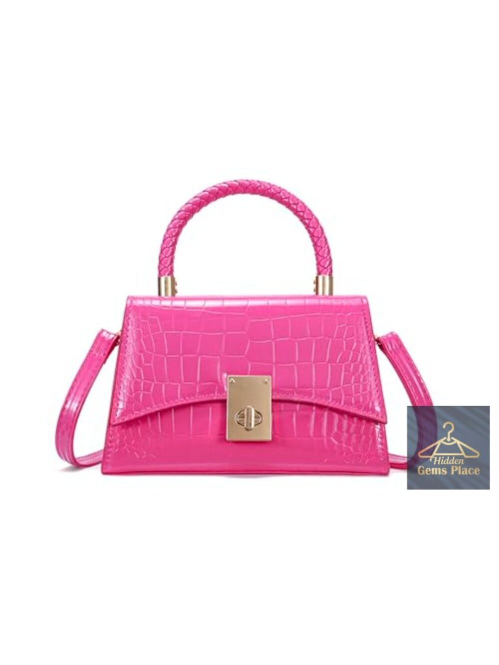 PU Leather Mini Satchel Handbag Crossbody Shoulder Bag Purse